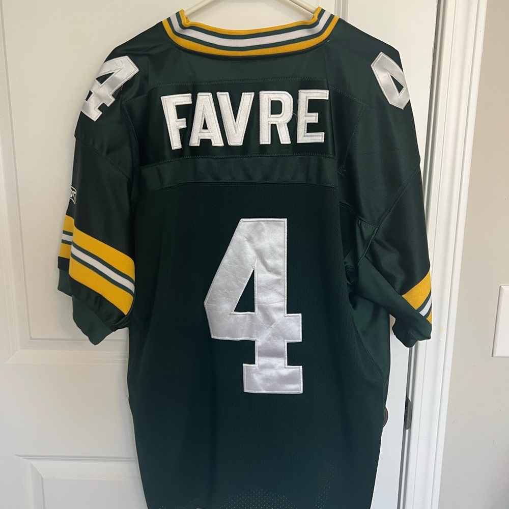 Green Bay Packers Reebok Authentic 4 Favre Jersey
